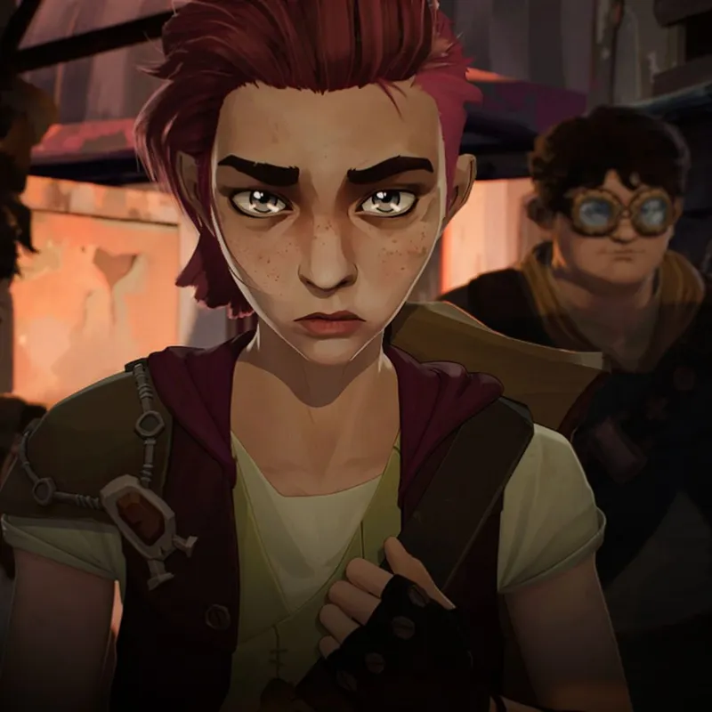 Personnage Vi, qui compose Sessions: Vi, dans la série Arkane sur Netflix