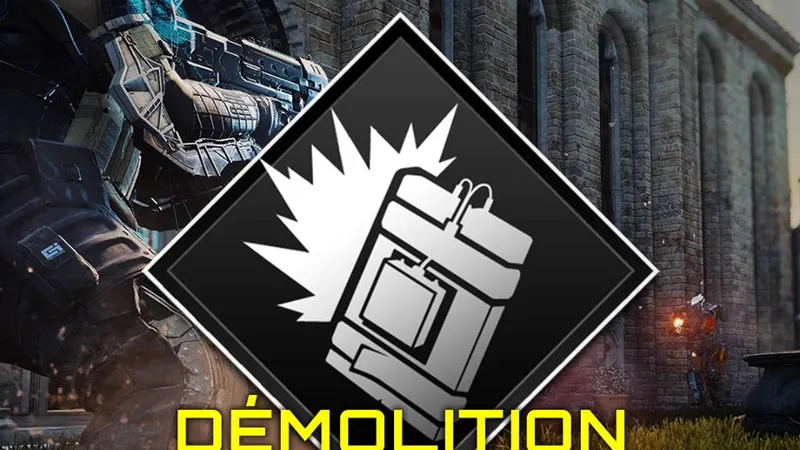 Le mode démolition disponible!