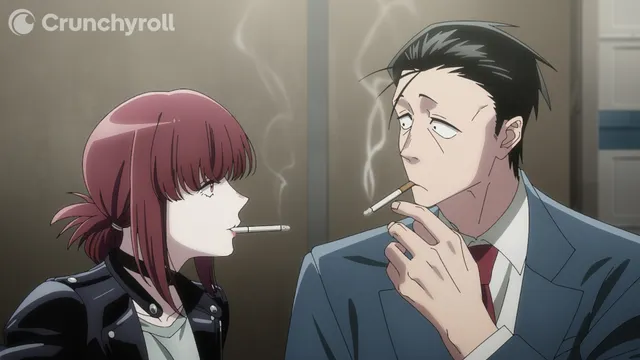 Sasaki profite d’une pause derrière le supermarché dans Smoking Behind the Supermarket with You