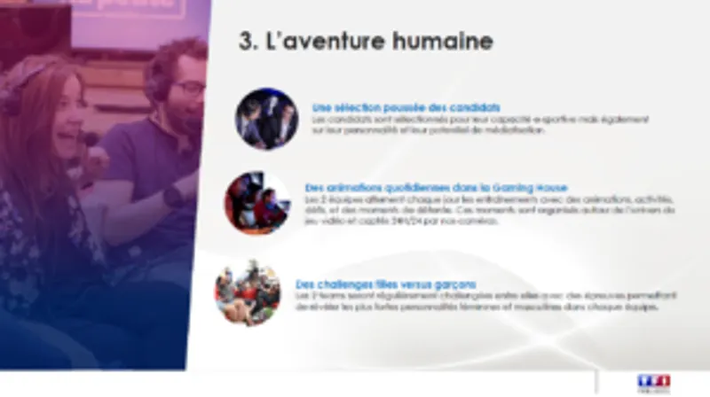 télé-réalité Esport - Aventure humaine
