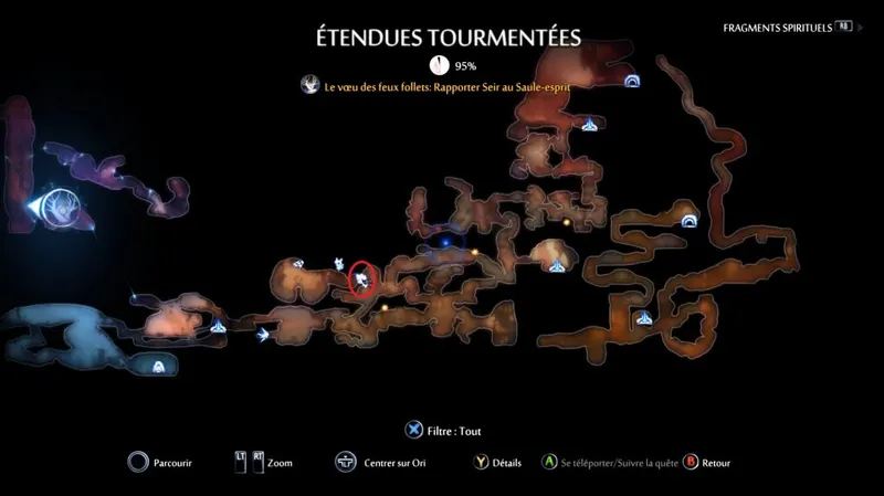 Ori and the Will of the Wisps quête "de main en main" étape 10