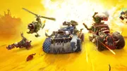Warhammer Speed Freeks montre des véhicules Orks lancés dans une course de combat