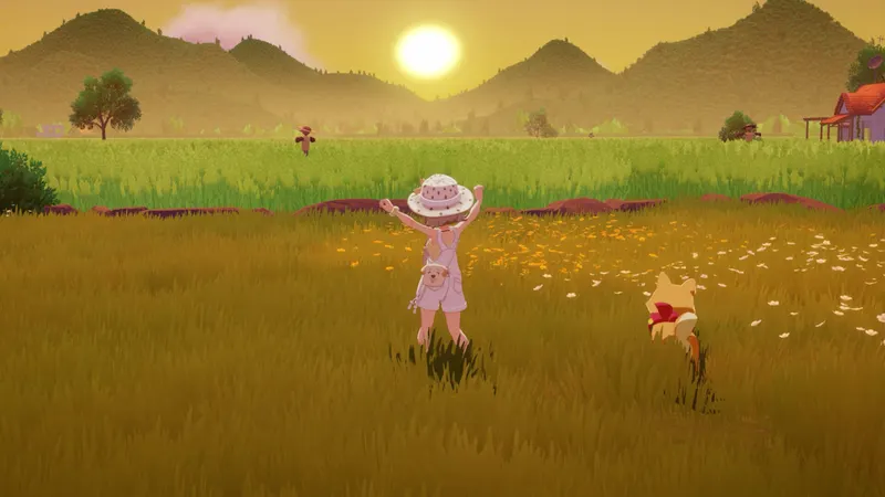 Visuel officiel de Starsand Island présentant les habitants à rencontrer pour suivre les relations d’amitié et d’amour