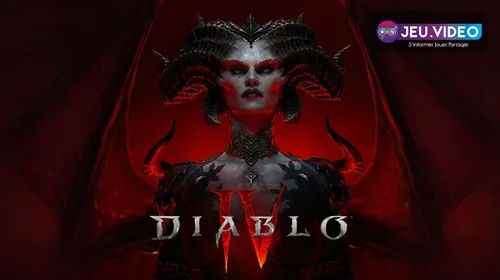 Visuel officiel de Diablo IV montrant l’univers sombre de Sanctuaire pour un Sorcier en progression.