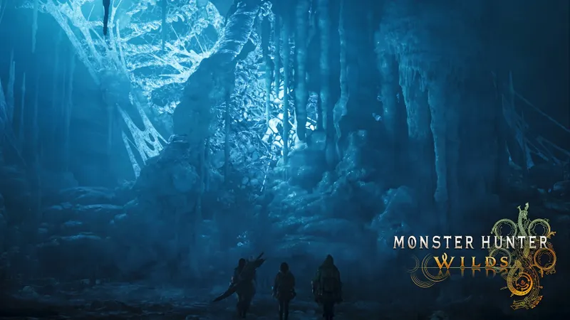 Grotte glacée de Monster Hunter Wilds où préparer objets et route de repli