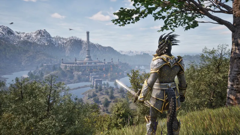 Capture officielle de The Elder Scrolls IV : Oblivion Remastered montrant le contexte de gameplay pour l'étape 1 du guide joueur