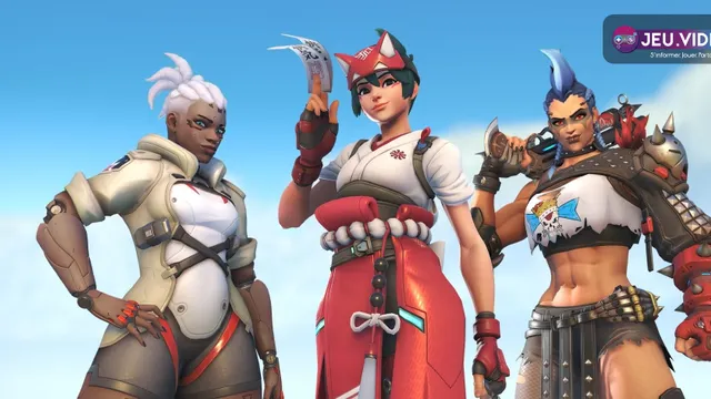 Artwork officiel Overwatch 2 Invasion montrant plusieurs héros en combat pour illustrer le choix de rôle et la pression d’équipe