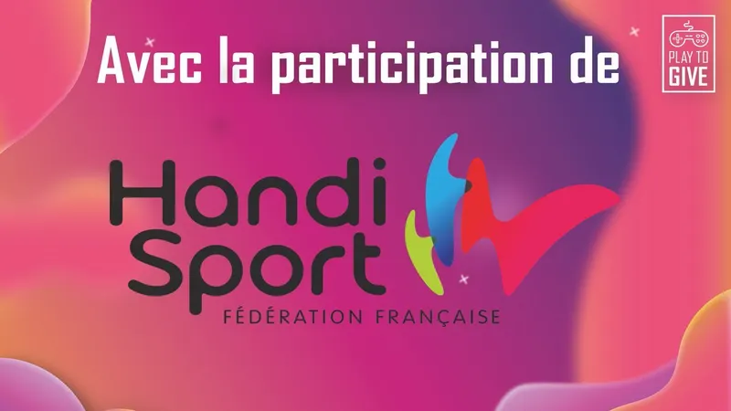 APF France handicap lance le stream caritatif Play to Give ce 24 septembre