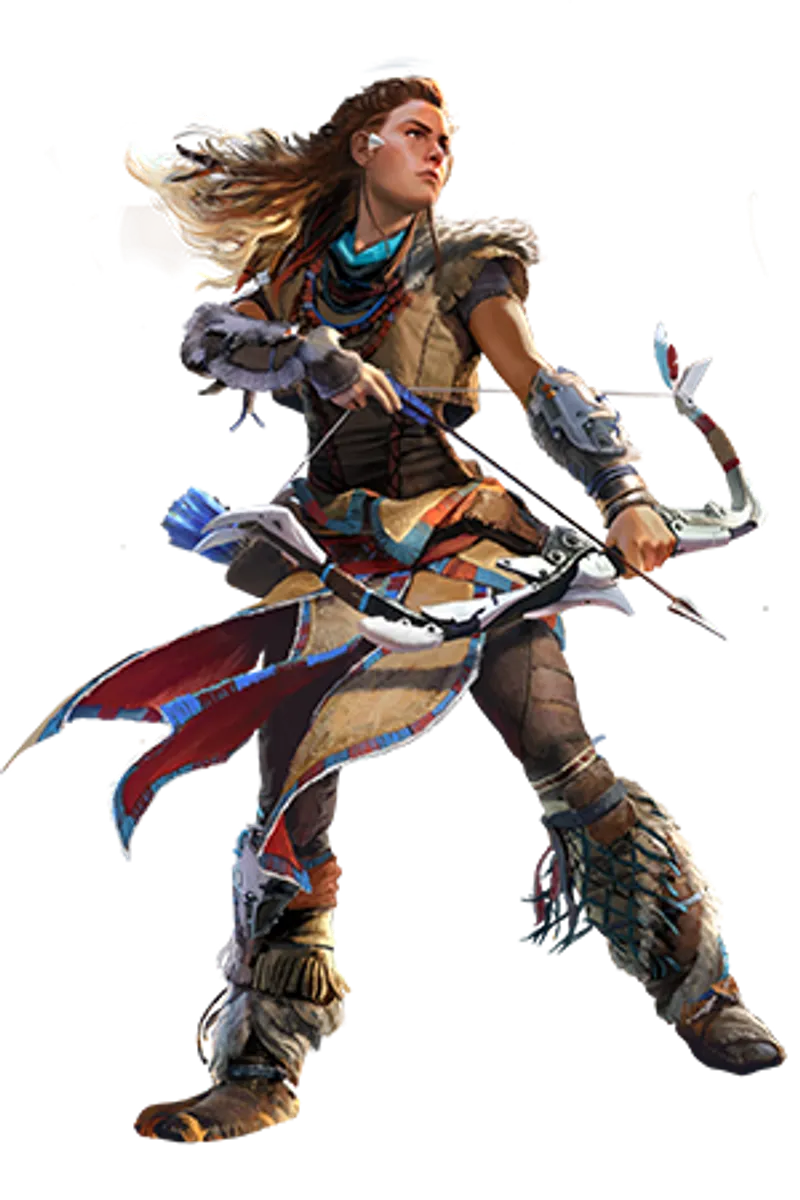 Aloy, personnage principal de Horizon Zero Dawn