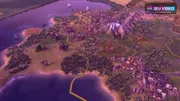 Vue stratégique officielle de Civilization VI montrant un empire et son environnement pour préparer les premières décisions