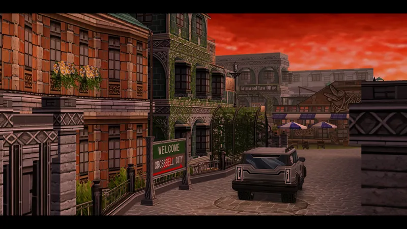 Trails from Zero montrant Crossbell City dans la nouvelle version PS5
