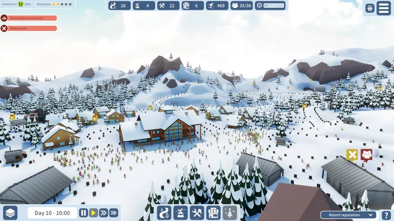 Snowtopia - zone de départ