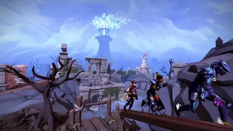 Visuel officiel paysage de RuneScape montrant l’univers du MMORPG pour illustrer le guide des réglages