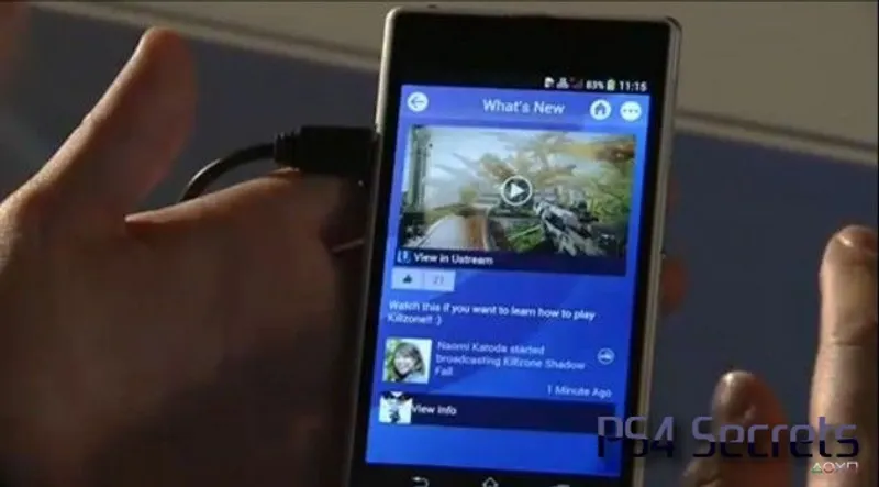 Toute la PS4 sur votre iphone ou Android !