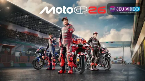 MotoGP 26 affiche officielle avec les pilotes de la saison 2026