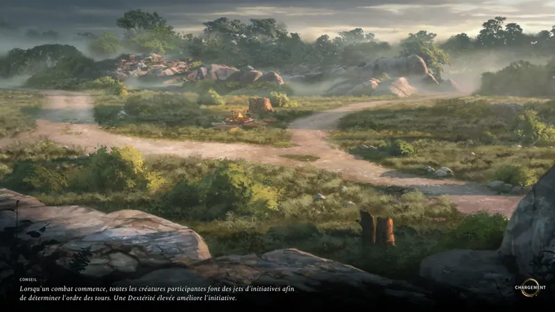 Solasta: Crown of the Magister, temps de chargement rencontre dans les Badlands