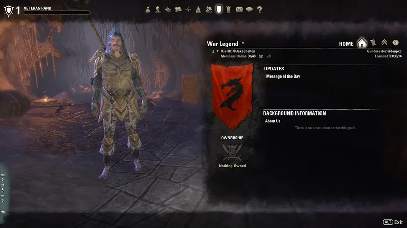 First lvl 50 elder scrolls online