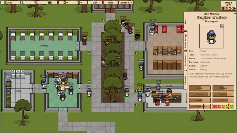 Honey, I Joined a Cult - staff