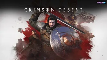 Aigle de fer Crimson Desert avec Kliff et le key art officiel de Pywel