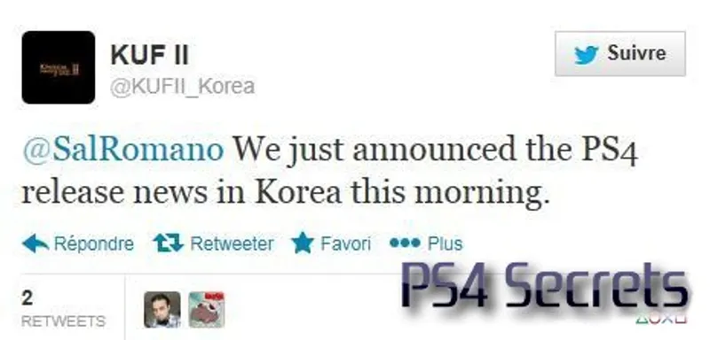 En Corée la PS4 arrive le 17 décembre