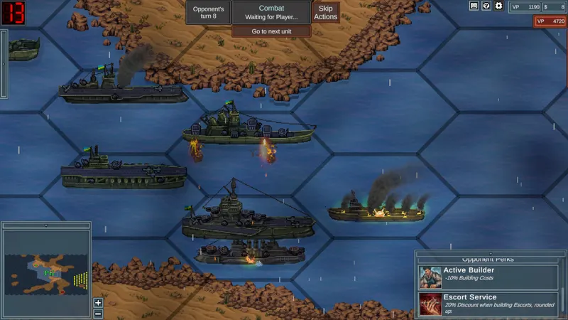 Capture officielle de Dread Admiral montrant le contexte de gameplay pour l'étape 2 du guide joueur