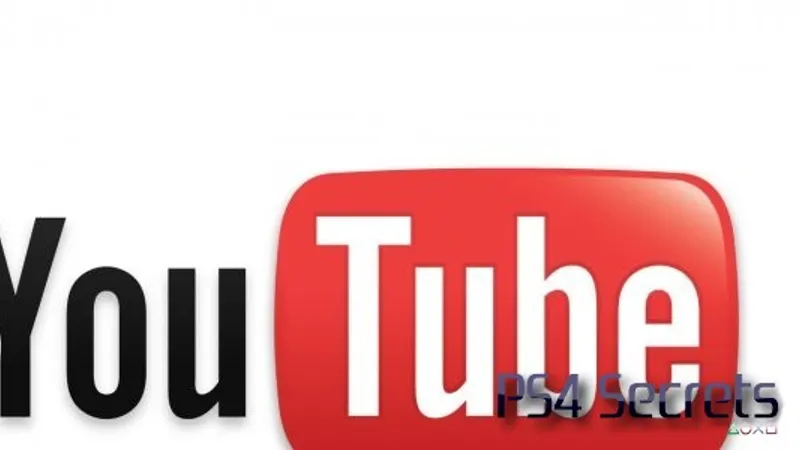 Youtube sur PS4