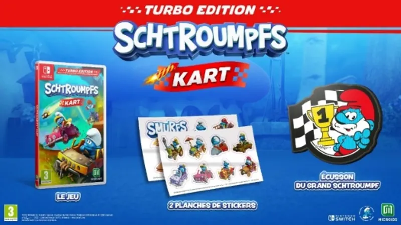 Schtroumpfs kart turbo édition microids