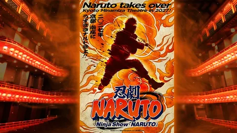 Ninja Show NARUTO, personnages principaux en costumes de scène