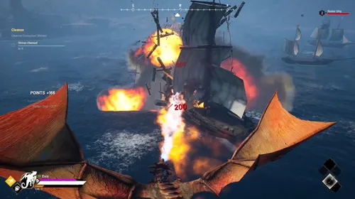 Dragonhold montre un cavalier de dragon dans un univers fantastique