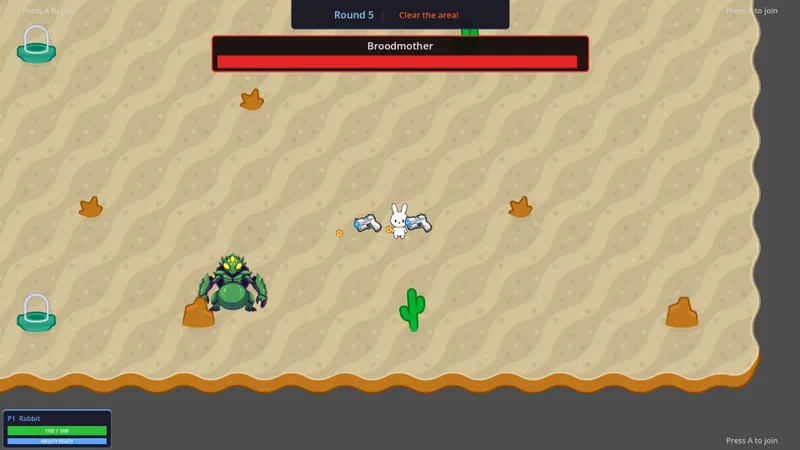 Brawlzerker, autre capture officielle de gameplay Steam