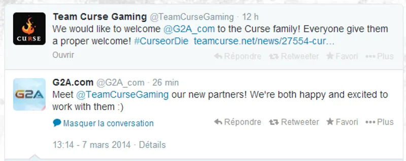 teamcursegamingg2a paternariat
