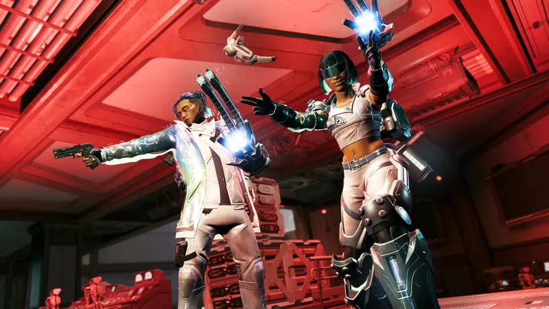 Apex Legends™ exploration d’un environnement futuriste coloré