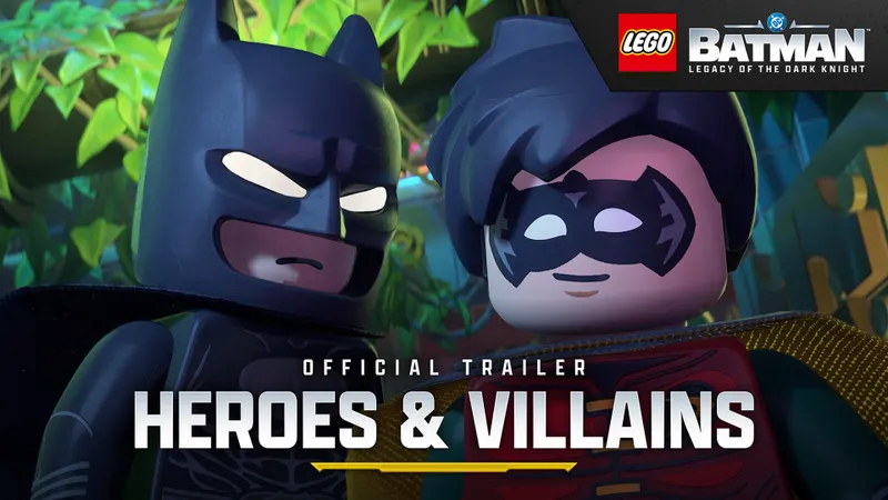 Official Gotham vehicle scene from LEGO Batman Legacy of the Dark Knight.