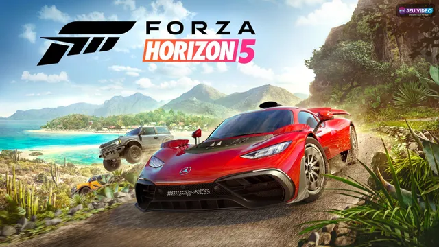 Mercedes-AMG ONE traversant le désert du Mexique dans Forza Horizon 5 pendant une course générant des crédits