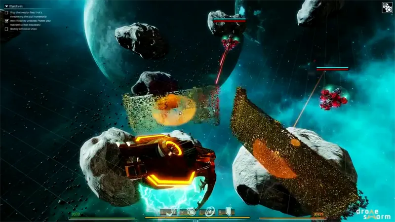 Drone Swarm - affrontement