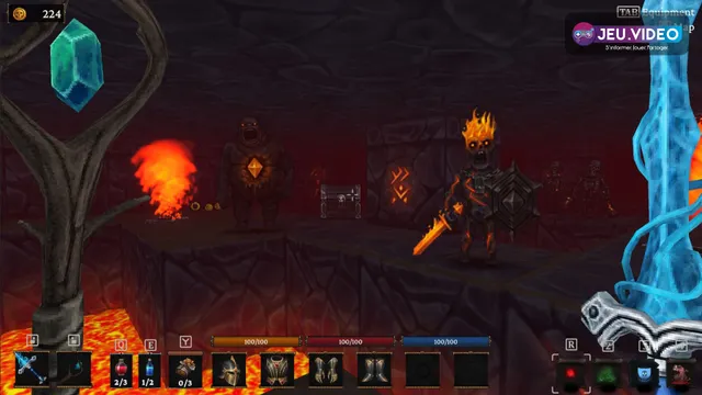 Bonehold, illustration officielle du dungeon crawler d’action sombre sur PC