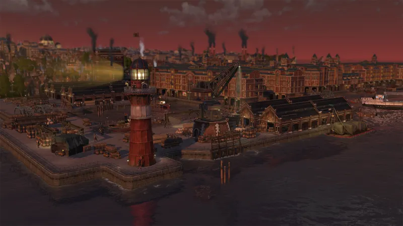 Capture officielle de Anno 1800 montrant le contexte de gameplay pour l'étape 3 du guide joueur