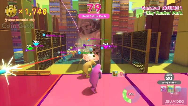 Test Survival Quiz City - tireur