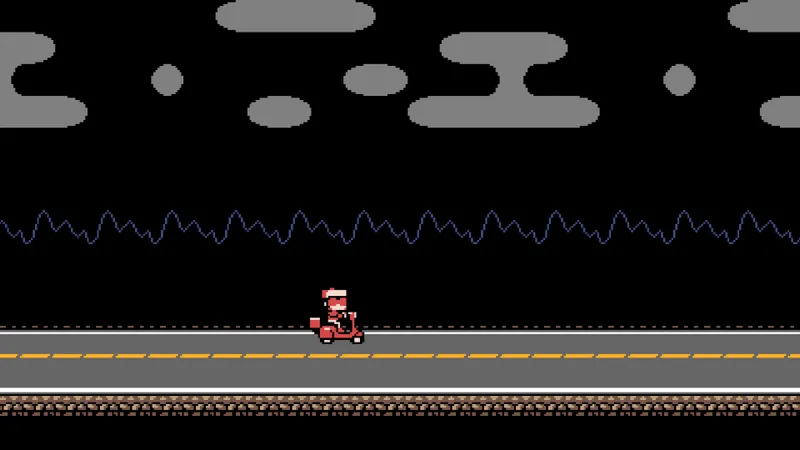 PizzaBoy visuel officiel de la progression dans le jeu