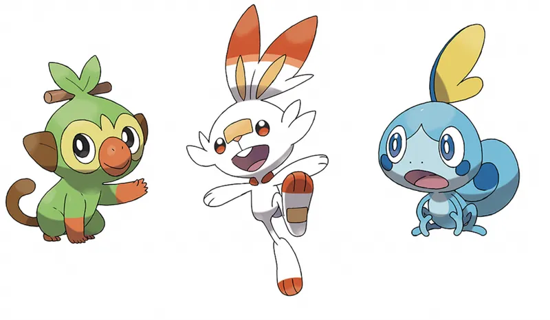 Nintendo Annonce Pokémon Epée / Bouclier - 7 - starters