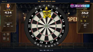 Pixel Darts From Pub to Glory, illustration officielle de fléchettes rétro en pixel art