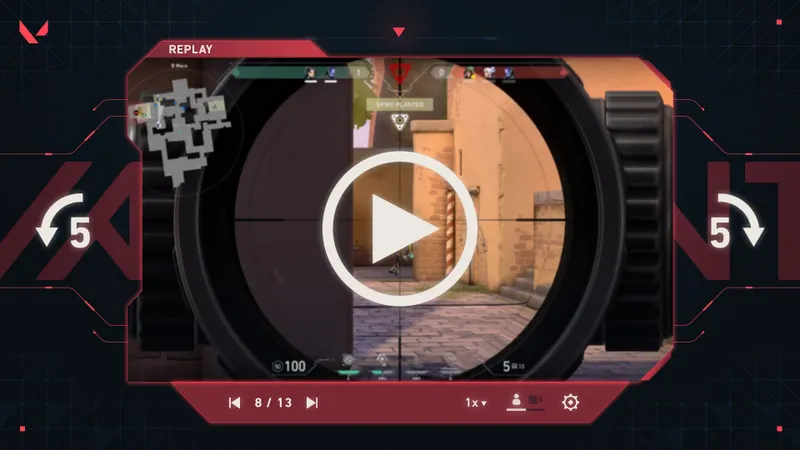 Illustration officielle des replays de VALORANT