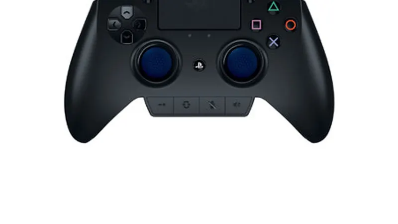 Gros plan sur la manette Raiju pour PS4