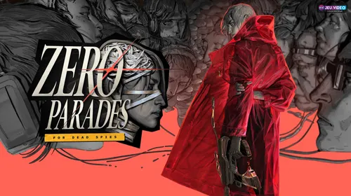 ZERO PARADES avec Hershel Wilk en manteau rouge et logo officiel du RPG