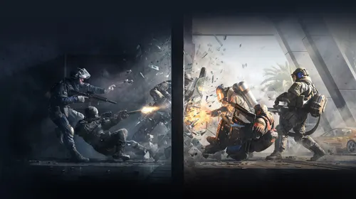 Delta Force Rise Series sur PC, une équipe en compétition dans un décor militaire