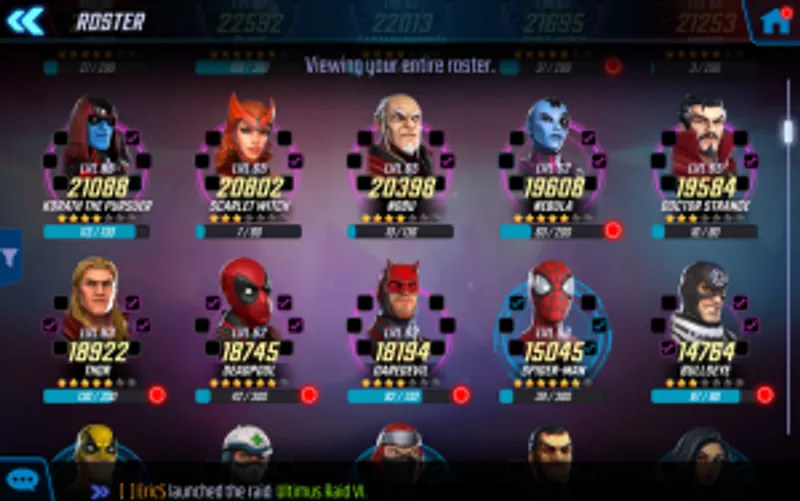 Marvel Strike Force - licences