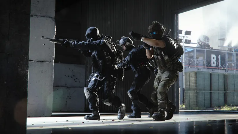 Scène de combat issue des visuels officiels de la bêta