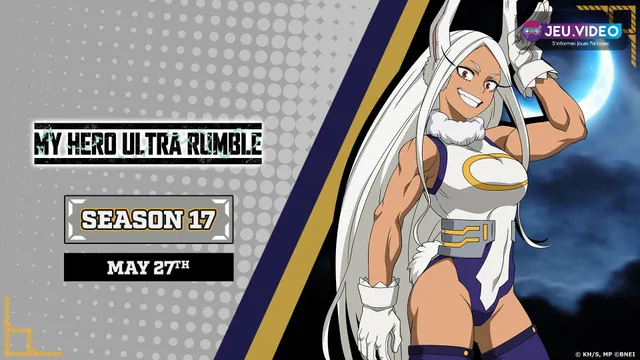 My Hero Ultra Rumble trailer Saison 17 avec Mirko en personnage jouable