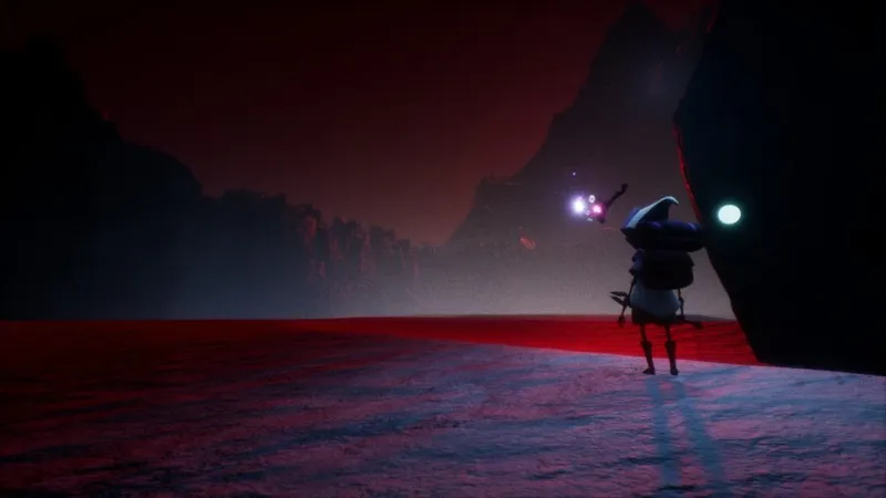 Les environnements du jeu font dans la démesure en contraste avec l'apparence du personnage.