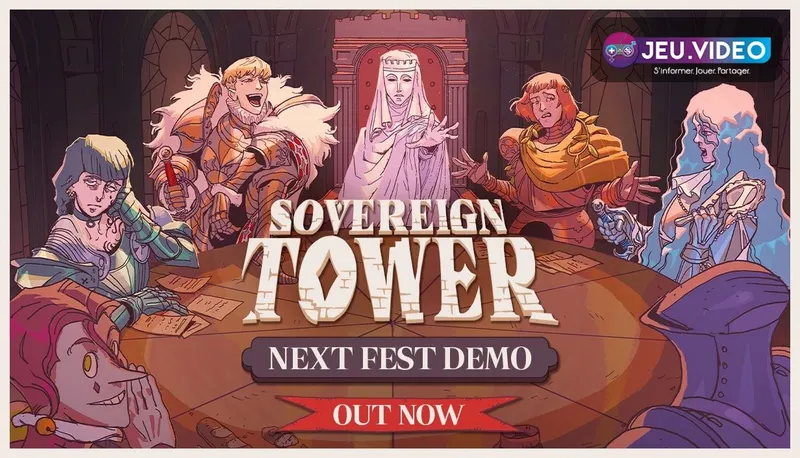 Sovereign Tower date de sortie avec le visuel officiel de la Table ronde et du logo